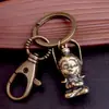 Lingote Pixiu Mono Regla Sun Wukong Bastón Mágico Calabaza de Cobre Hebilla Sun Wukong Llavero Colgante Estilo Chino