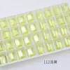 Açúcar de Pedra Transparente Grande Dongzhou 14*10 Fino K9 Ponta Afiada de Ângulo Reto Inferior Unha Artística Diamante Unha Artística Diamante Acessórios de Joalheria 10 Peças