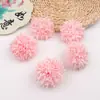 Simulação Bola Escovada Cabeça de Crisântemo Flor de Dente-de-leão Pequenos Espinhos Ping Pong Crisântemo Headdress DIY Prendedor de Cabelo Flor Flor de Casamento Parede de Flores Decoração