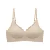 Ropa interior femenina colorida y diversa, cómoda, sin costuras, soporte suave, copas semifixas, realza, levanta, recoge los senos laterales, sujetador sin aros