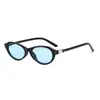 Óculos de Sol Ovais Estilo Nerd Novo Estilo Transfronteiriço Moda Europeia e Americana Personalidade Versátil Estilo de Rua Óculos de Sol Olho de Gato de Alta Qualidade para Mulheres
