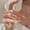 Personalizar ---- Collar con Passepartout de Girasol para Mujer Lujo Ligero Accesorios de Colgante de Gama Alta Cadena para Clavícula Joyería para Mujer