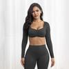 TK Venta Caliente Verano Ocio al Aire Libre Fitness Yoga Traje Cintura Alta Traje de Entrenamiento de Glúteos Pantalones de Yoga Mujer