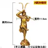Estátua de Macaco de Cobre Igualando o Céu por Atacado Ornamentos de Macaco Rei de Cobre Estátua de Macaco Rei de Bronze Artesanato de Decoração para Casa