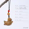 Cadena para Teléfono Móvil con Borla Colgante Caballo del Zodiaco de Madera de Durazno Sándalo Verde Llavero para Hacerse Rico Rápido Encanto de Bolsa de Buena Suerte Año del Caballo
