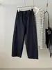 Pantalones de Algodón Tencel Estilo Coreano para Mujer, Adelgazantes y Versátiles, Pantalones Harem Anchos Acortados Aptos para Personas Petites, Pantalones Casuales de Otoño