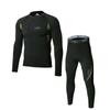 Conjunto de Roupas Íntimas Térmicas Outono e Inverno Transfronteiriço Masculino de Veludo Roupa Térmica para Exterior Roupa Base Escovada Absorvente de Suor e Secagem Rápida