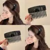 Peine de Diamantes de Colores para Mujer, Nuevo Peine para Adultos, Herramienta de Acabado para Flecos, Pasador para la Parte Posterior de la Cabeza, Accesorio para el Cabello