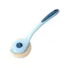 Cepillo para ollas nano para lavar platos, cepillo para ollas antiarañazos, cepillo para lavar platos, bola de estropajo de acero para limpiar, cepillo de mango largo, bola limpiadora