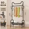 Perchero de Pie para Dormitorio, Móvil con Ruedas, Secador de Ropa de Lujo para Interiores, Perchero Sencillo para Abrigos y Sombreros