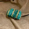 Pulsera elástica de empalme degradado acrílico, simple y moderna, pulsera elegante y con estilo, sensación de lujo ligero y alta gama, joyería al por mayor