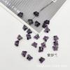 Xingtai Cristal Vidrio Cuentas Sueltas DIY Corazón de Durazno Flor de Ciruelo Pétalo Cortina de Puerta Accesorios de Ropa Agujero Recto Elemento Mariposa
