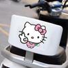 Dibujo animado Sanrio Hello Kitty Gato Kt Coche Eléctrico Pegatina para Coche Cuerpo de Vidrio Bloqueo de Rayones Pegatina Decorativa Impermeable