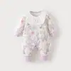 Roupas de Bebê Algodão Puro Tipo a Outono e Inverno 40g Acolchoado Algodão de Temperatura Constante 7A Antibacteriano Macacão para Recém-Nascido