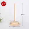 Soporte Portátil para Huso de Hilado de Lana, Herramienta Auxiliar Desmontable para Tejer a Mano y Telar, Huso de Bobinado de Lana de Madera Maciza