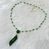 Novo Estilo Beleza Cintura Elegante Moda Colar Personalizado Feminino All-match Pingente Tiktok Explosivo Luz Luxo Clavícula Cadeia