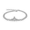 Pulsera de pareja Princesa y Caballero para hombre y mujer, pulsera de diseño de lujo ligero, regalo del Día de San Valentín, pulsera tejida periférica original