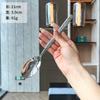 Set de tres piezas con patrón de roca Cuchillo, tenedor y cuchara de acero inoxidable 304 Vajilla doméstica de estilo europeo y occidental Creativo mango largo Alto valor de color