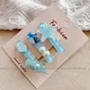 Horquilla Serie Océano Concha Estrella de Mar para Niñas Horquilla Decorativa Versátil Elegante Horquilla para Flequillo Clip Lateral Adorno para la Cabeza