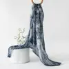 Bufanda Larga de Seda de Morera de Alta Gama Verano Nueva Moda Estilo Estampado para Viajar al Trabajo para Salir Chal Grande de Imitación