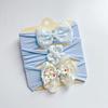 3 Piezas Diadema Combinación Europea y Americana Primavera y Verano Linda para Niños Accesorios para el Cabello Bebé Lazo Nuevo Diadema Pañuelo para la Cabeza Bebé