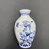 Vaso de Porcelana Azul e Branca de Jingdezhen Chinês Artesanato Cerâmico Ímã de Geladeira Transfronteiriço Comércio Exterior Ímã Criativo Retrato de Senhora