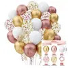 Set de Globos de Látex Transfronterizo de 12 pulgadas Globos Redondos con Lentejuelas Fiesta Niña Día de San Valentín Boda Globos para Fiesta