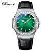 Reloj para Hombre Dawn Watch Reloj de Cuarzo Simple de Moda para Negocios Correa de Acero Luminoso Resistente al Agua Calendario con Diamante Venta al por Mayor de Fábrica