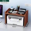 Rack de armazenamento para impressora, prateleira de mesa, rack doméstico para armazenamento de arquivos de mesa, pequeno armário para cópias