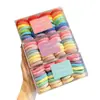 Elásticos Coloridos para Cabelo Infantil Que Não Danificam os Fios, Elásticos para Meninas Prender Rabos de Cavalo, Alta Elasticidade, Acessórios de Cabelo Duráveis para Meninas