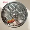 Rejilla de Acero Inoxidable, Rejilla Espesada para Cocinar al Vapor, Bandeja para Cocinar al Vapor, Lámina para Cocinar al Vapor, Wok, Tapete para Cocinar al Vapor a Baño María para Uso Comercial, 24-60