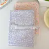 Tela de algodón puro de 40 hilos con estampado floral lindo, dulce y elegante para bolsos de bricolaje, ropa de casa, ropa de niños y atuendos para padres e hijos