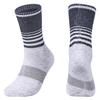 Meias Térmicas Longas, Meias de Lã Merino para Homens e Mulheres, Base Acolchoada tipo Toalha, Meias Esportivas de Cano Médio para Caminhada e Montanhismo, Absorventes de Suor