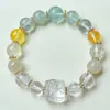 Pulsera de Cuentas de la Fortuna Colorida Estilo Nuevo Inspirada en Chanel para Mujer, Pulsera de Diseño de Nicho de Moda, Accesorio de Moda Personalizado para Damas