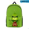 Venta Directa Transfronteriza Nuevo Monstruo Verde de Piel Grinqi Periférico Impresión Digital 3D Mochila de Tendencia Europea y Americana
