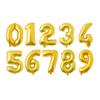 Globos de Papel de Aluminio de 17 Pulgadas con Números y Letras Decoraciones Decoraciones para Fiesta de Cumpleaños Decoraciones de Atmósfera para Eventos Accesorios Venta al por Mayor