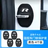 En stock todos los modelos cubierta de cerradura de puerta con logo de coche almohadilla amortiguadora silenciosa para puerta de coche cubierta protectora de cerradura de puerta de coche cerradura de puerta de coche