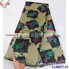 Tecido Jacquard Antigo Brocado com Bordado Dupla Face de Fio Dourado e Prateado Tecido de Renda Brocado Africano