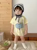 Mameluco de manga corta para bebé, estilo fino de verano, mameluco para bebé niño, mameluco para niño estilo coreano de dibujos animados, mameluco de verano