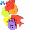 Régua de Medição EVA Animal de Estampagem Brinquedo de Banho EVA Estampagem Medidor Estéreo Adesivo de Letra