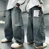Ropa Infantil para Niños Jeans de Otoño Nuevos Elegantes Pantalones Largos Pantalones Holgados Atractivos de Primavera y Otoño Venta al por Mayor Transfronteriza Modernos