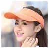 Chapéu de sol de verão estilo coreano à prova de sol à prova de sol à prova de sol top vazio chapéu de sol de beisebol cor sólida chapéu de sol casual respirável para atividades ao ar livre para homens