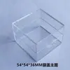 Caja de Muestras de Mineral Herramienta Caja de Muestras de Minerales y Cristales 3.45.16.8cm Exhibidor de Adornos de Cristal Transparente Tamaño Fijo