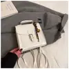 Bolso Pequeño Cuadrado de Alta Gama para Mujer, Estilo Extranjero, Nuevo Otoño e Invierno 2024, Versátil Mochila, Bolso de Hombro Cruzado, Bolso de Mano
