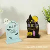 Promoção Halloween Decorações Abóbora Fantasma Cena de Festa Castelo de Madeira & Decorações de Casa Assombrada
