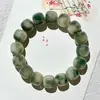 Pulsera Bodhi Natural Rosa Azafrán para Piel para Hombres y Mujeres Círculo Único Tamaño Grande Placa Suave para Dedos Jugar Cuentas de Buda Wen Jugar Pulsera Venta al por Mayor