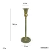 Candelabro de hierro forjado Portavelas retro europeo Portavelas de Amazon Decoración de boda Soporte para velas Cena a la luz de las velas