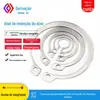 Anel de retenção de eixo de aço inoxidável 304 Anel de retenção elástico tipo C para encaixe externo GB894 Série M3-M160
