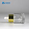 Frasco gotero de vidrio de fondo grueso de 15 ml, frasco de esencia blanqueadora facial, frasco de solución madre para el cuidado de la piel antiarrugas de 30 ml y 40 ml.