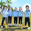Nuevo Conjunto de Uniforme Escolar para Estudiantes de Primaria y Secundaria, Uniformes de Clase para Primavera, Otoño y Verano, Uniformes para Maestros de Jardín de Infancia, Uniformes de Graduación y Uniformes Deportivos